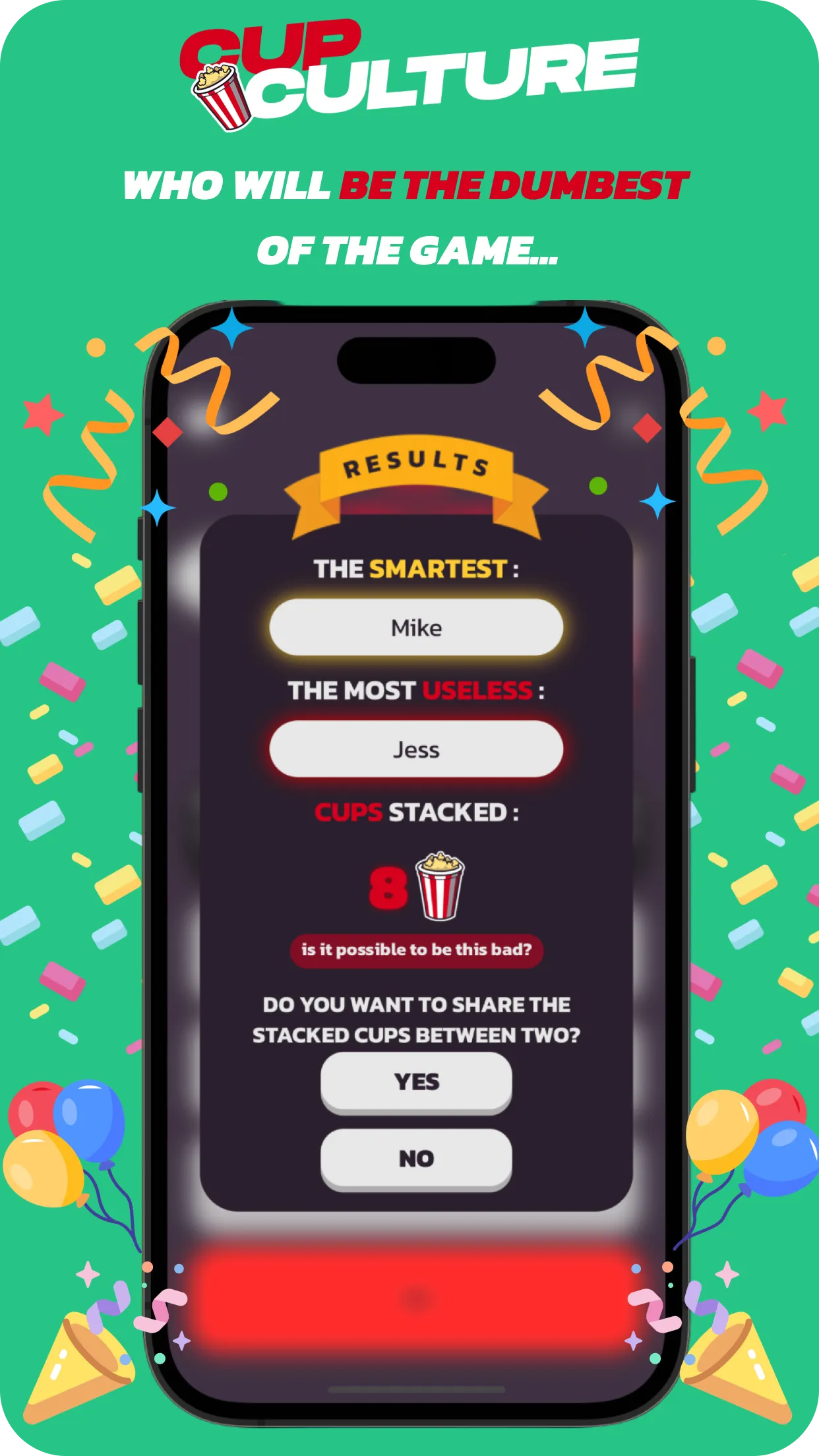 Result app preview